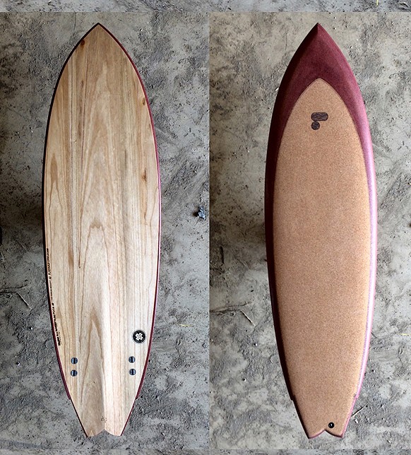 cork top surfboard